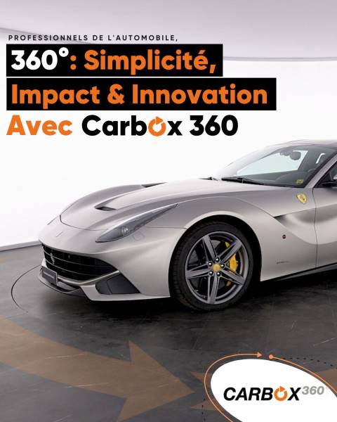 Cabine photo automobile sur-mesure avec logiciel de rotation et déclenchement photo à Lille