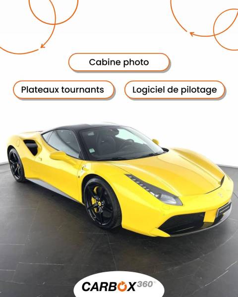 Vente de studio photo automobile sur mesure avec logiciel de pilotage complet à Marseille